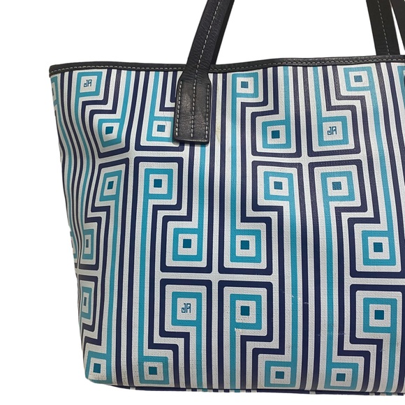 Jonathan Adler tote bag - fabric lining - multi colored print / patterned - Blue - Picture 11 of 16